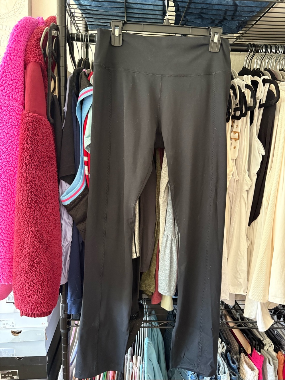 Nike Black High-Waist Flare Leg Leggings